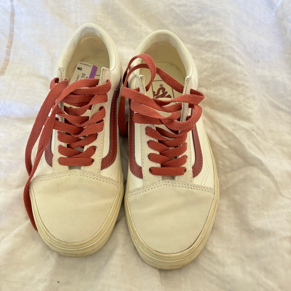 VANS Old Skool Vintage Pop Marshmallow Turtledove Unisex Sneakers - Picture 10 of 11